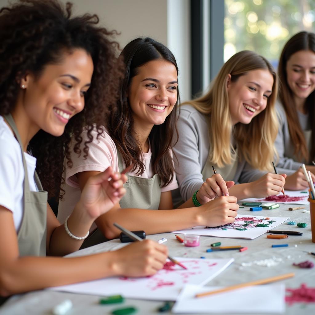 Art Therapy Workshop Participants