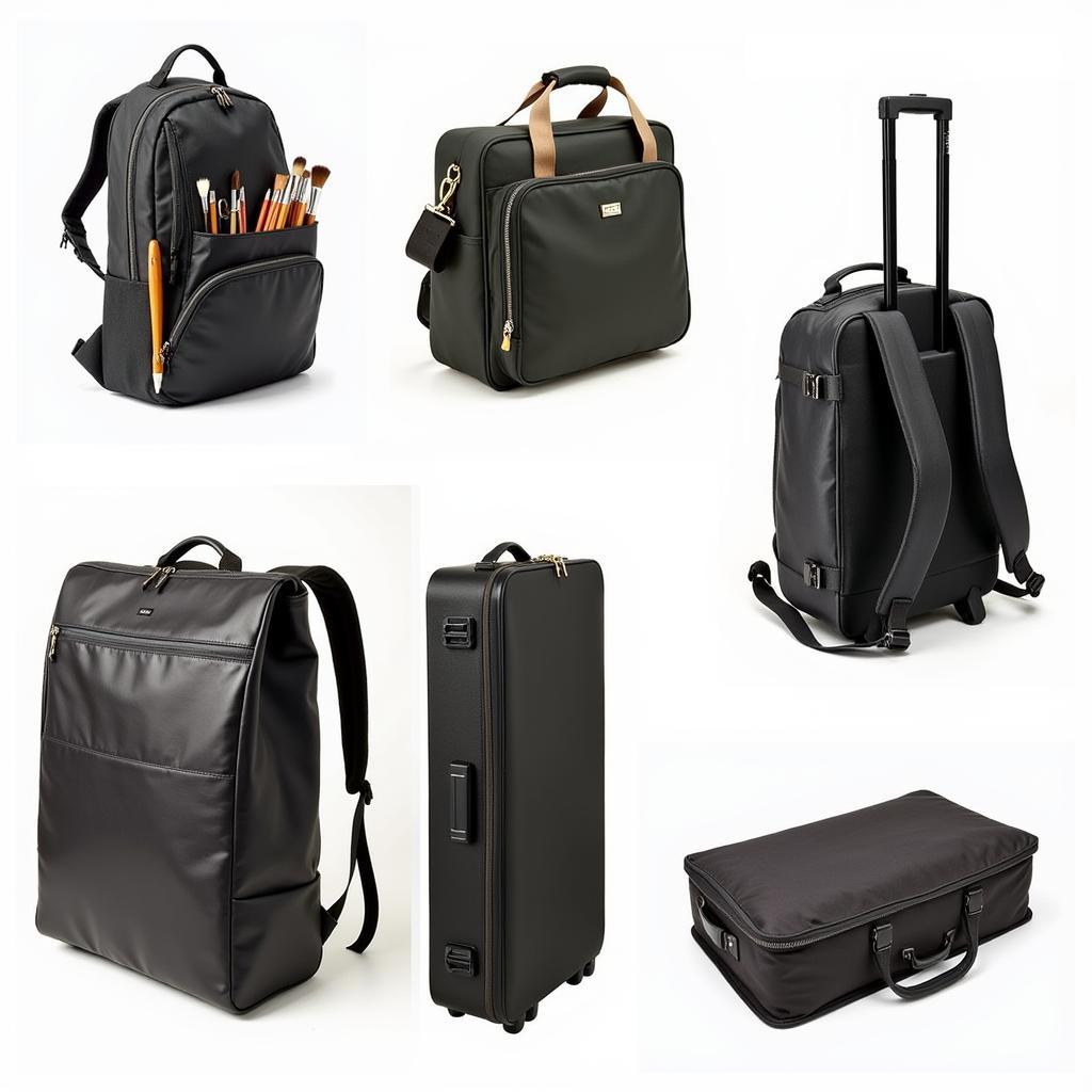 Different types of art travel cases