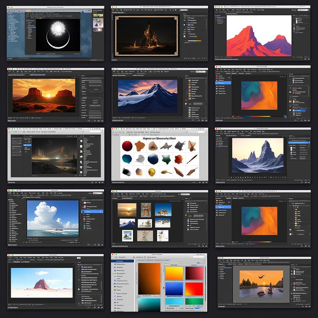 Digital art tools and techniques used in creating Art Zambianchi