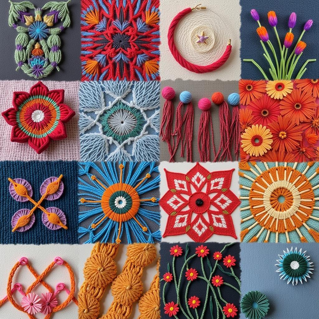 artful fiber techniques collage