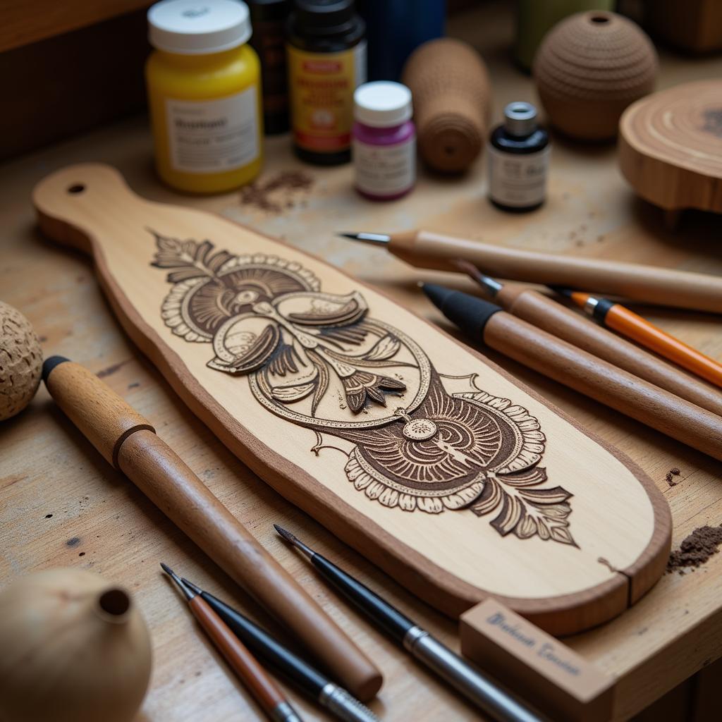 Various Tools and Techniques Used in Artist Conk Art