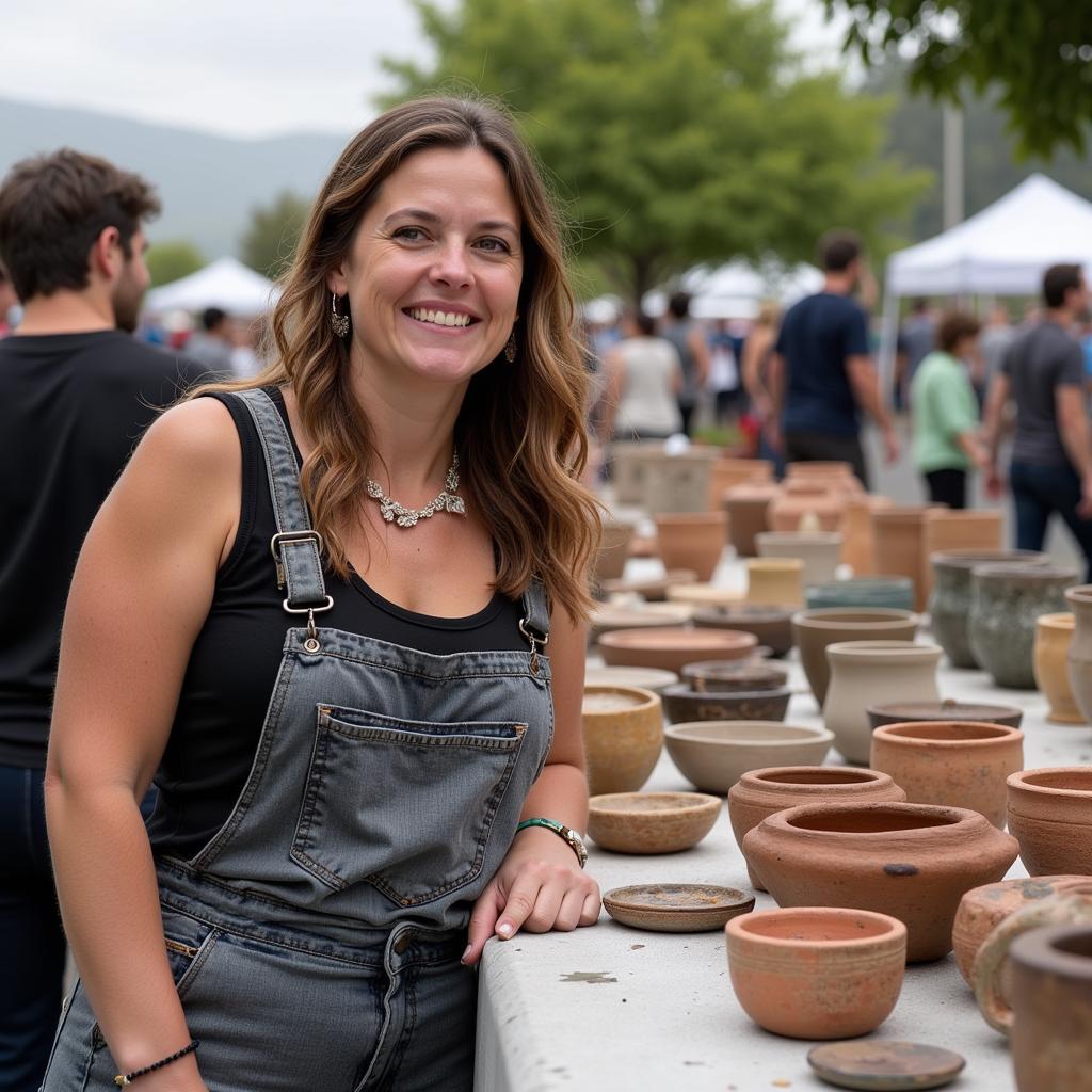 Local Artist Showcasing Pottery at Arts Alive Arcata