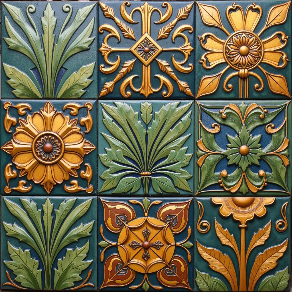 Arts and Crafts Tile Designs