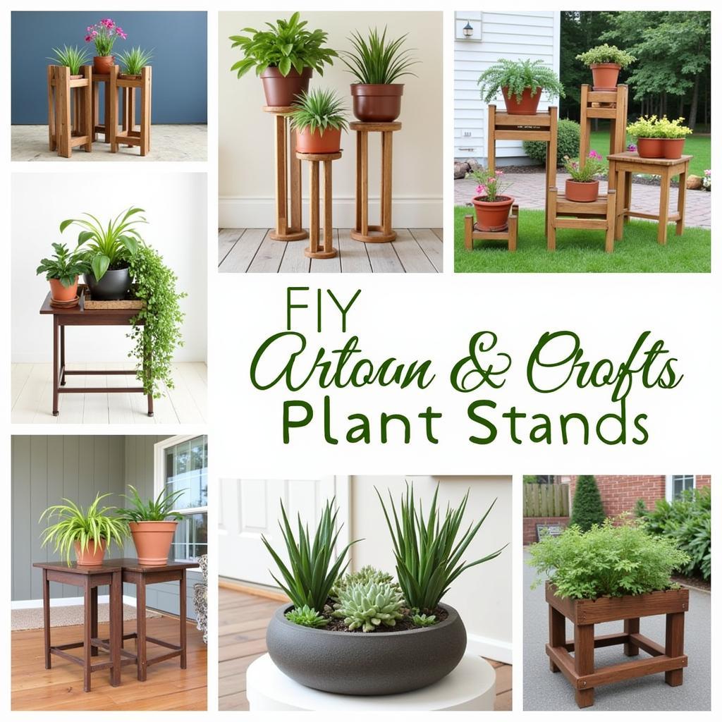 Arts and Crafts Plant Stand Design Ideas