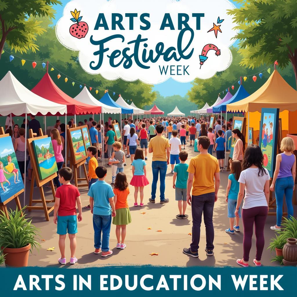 Community Art Festival Celebrating Arts Education Week