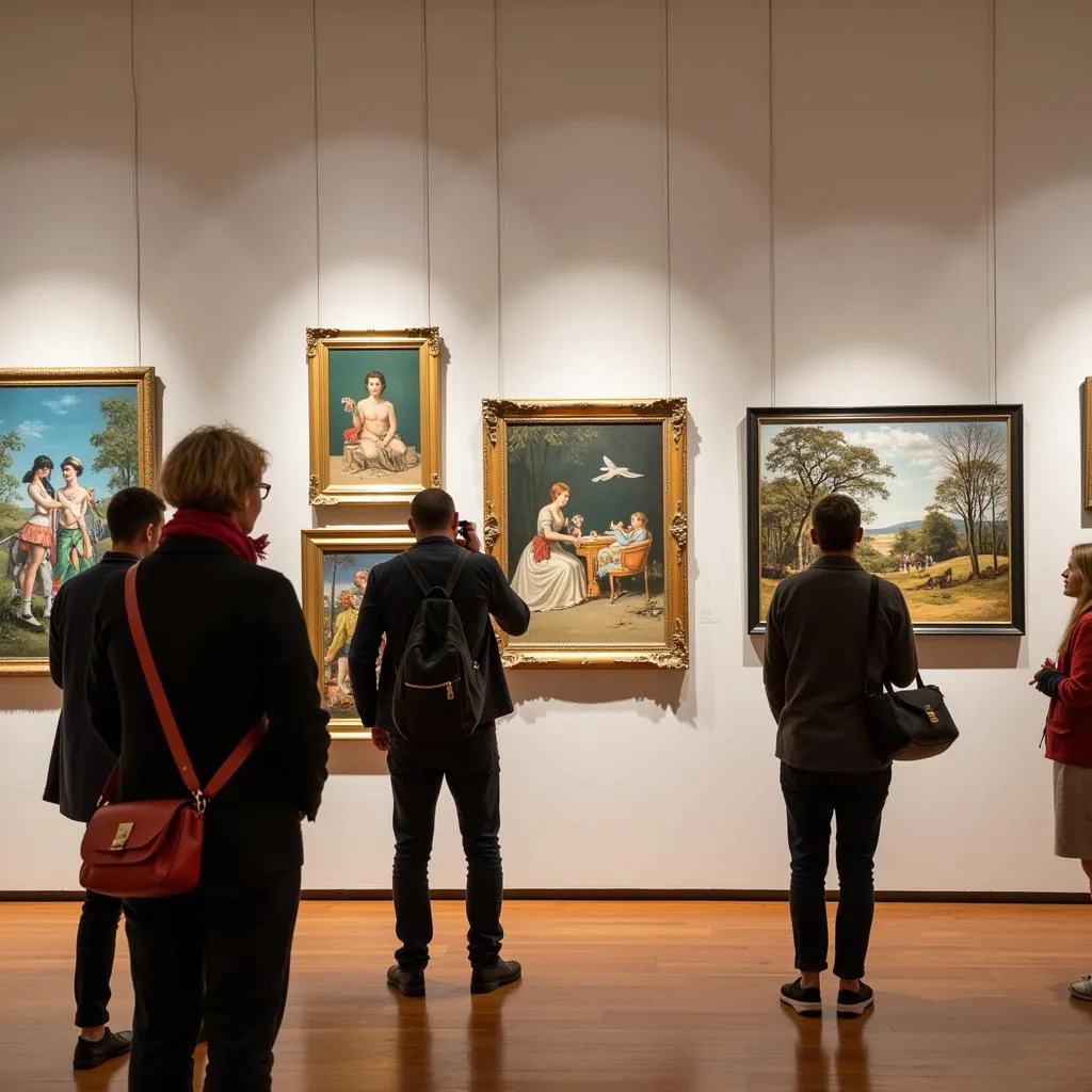 Exploring an Australian Art Gallery