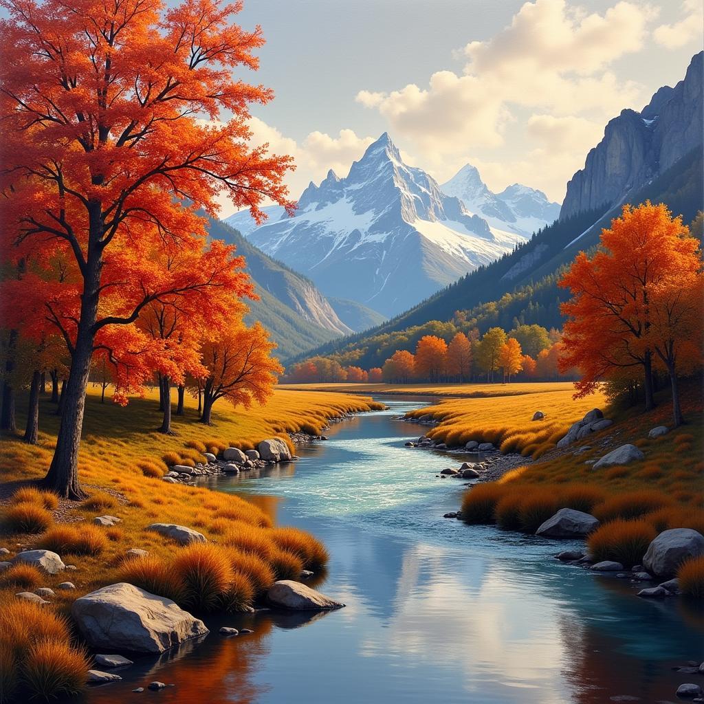 Autumn Landscape Painting