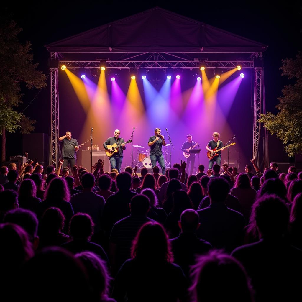 Band performing at Kimberton Festival