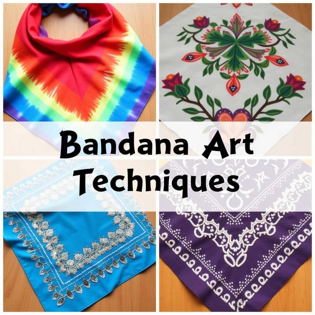 Various Bandana Art Techniques