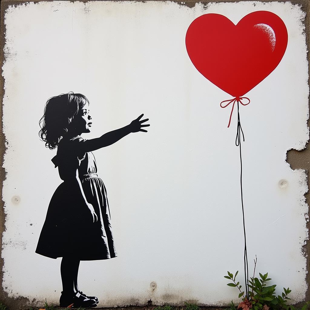 Banksy Wall Street Stencil