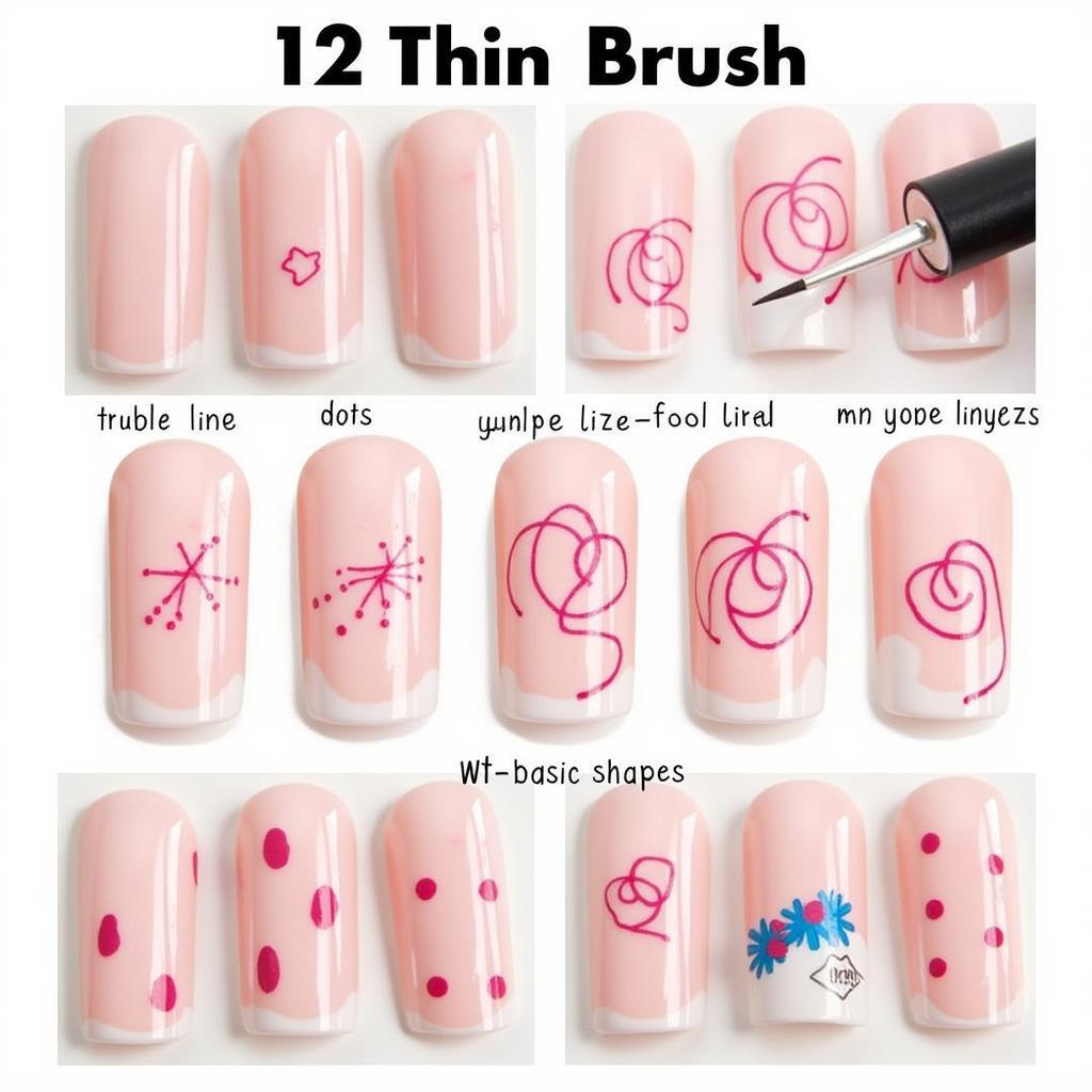 Essential Techniques for Using a Thin Brush for Nail Art 