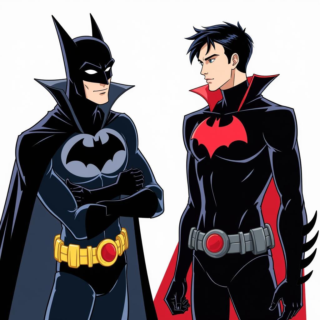 Batman Beyond character designs