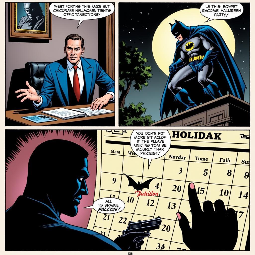 Character Design Reflecting Holidays in Batman: The Long Halloween