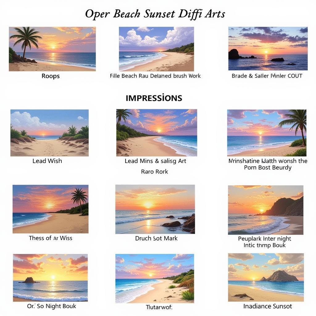 Beach Sunset Wall Art Styles: Realistic, Impressionistic, and Abstract