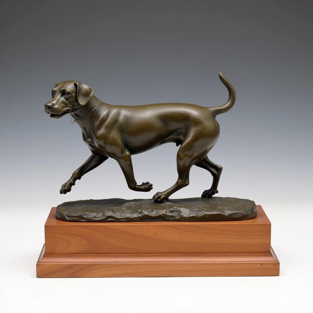 Bronze Beagle Sculpture