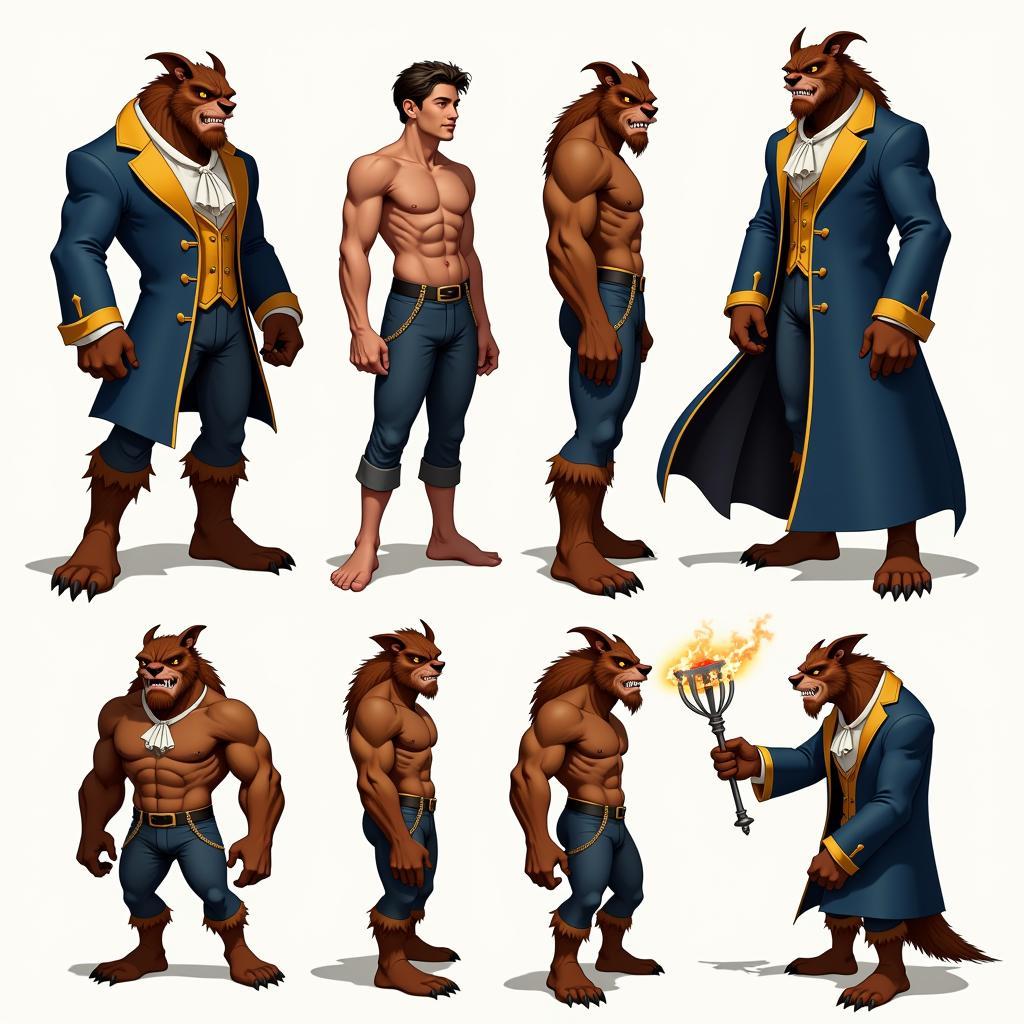 Beast Transformation Concept Art