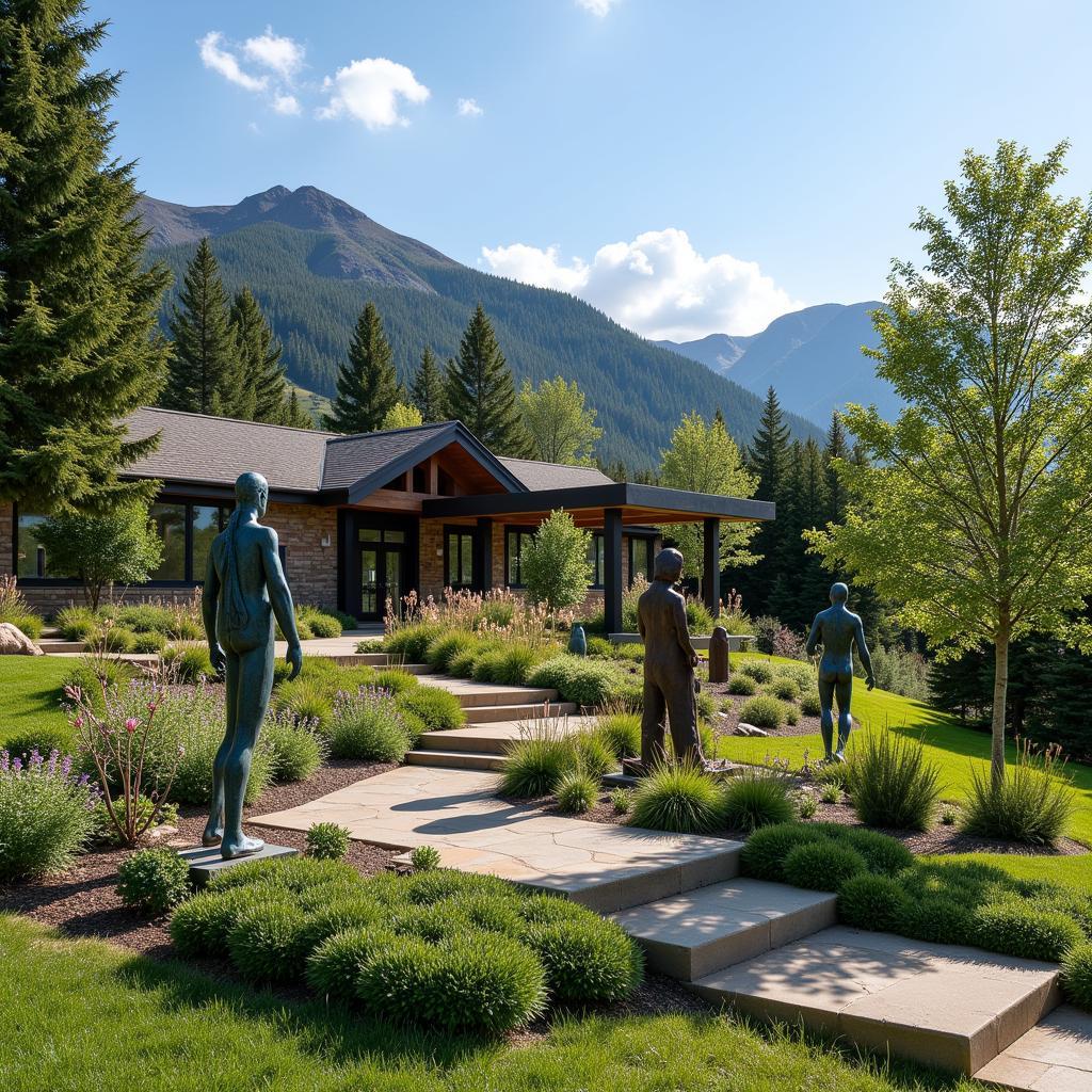 Contemporary Sculpture Garden at Beaver Creek Art Gallery