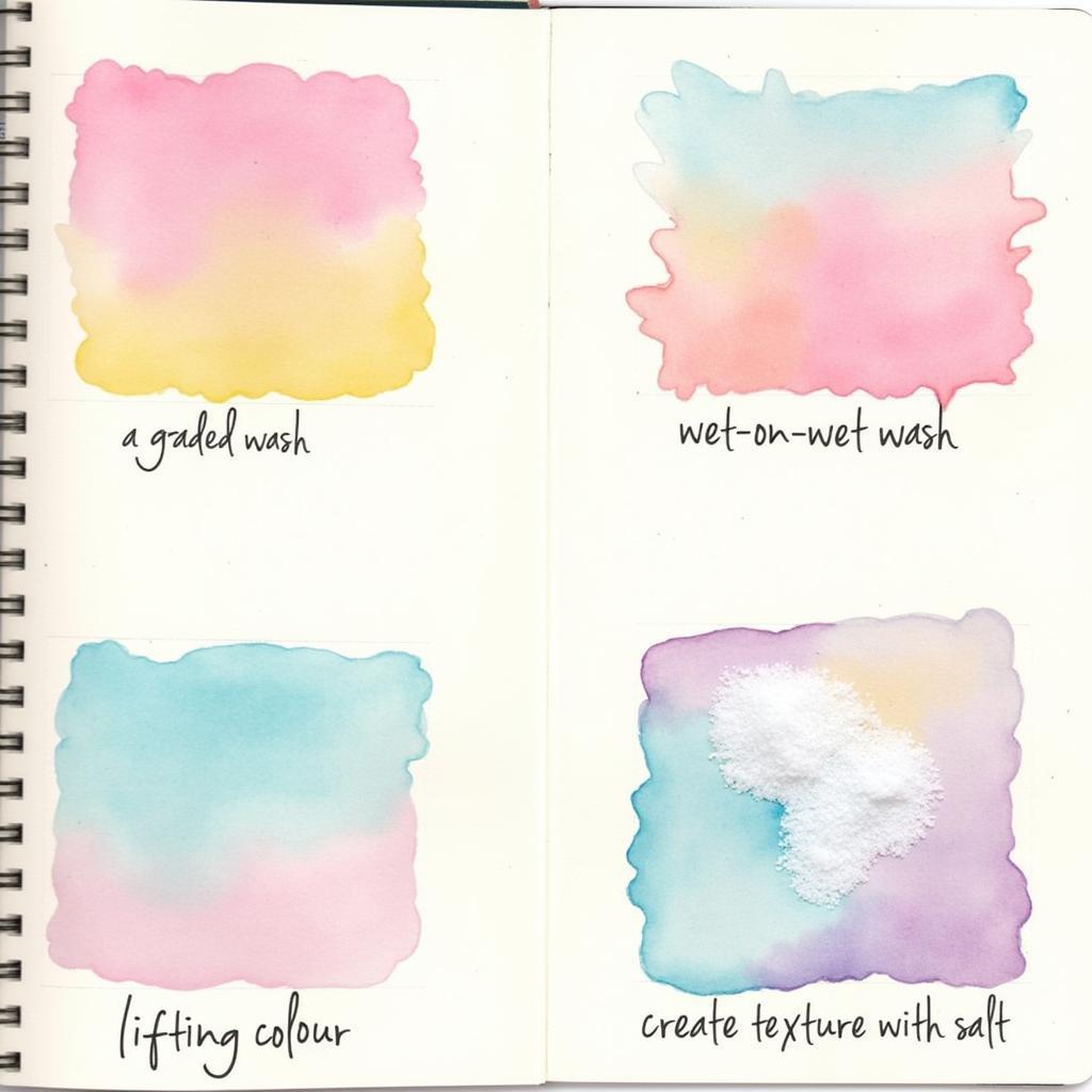 Simple watercolour techniques for beginners