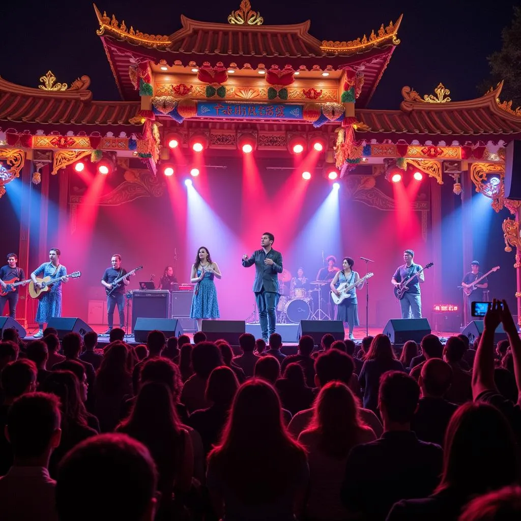 Live Music Performance at Los Altos Festival