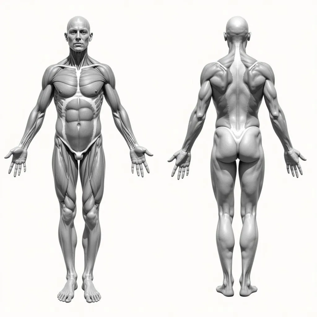 Human Anatomy Charts for Drawing