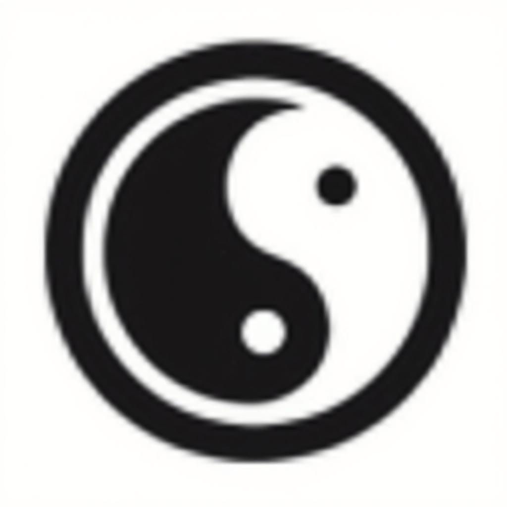 Hình ảnh biểu tượng Yin và Yang