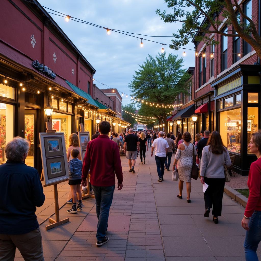 Downtown Billings Art Walk bustling with art enthusiasts