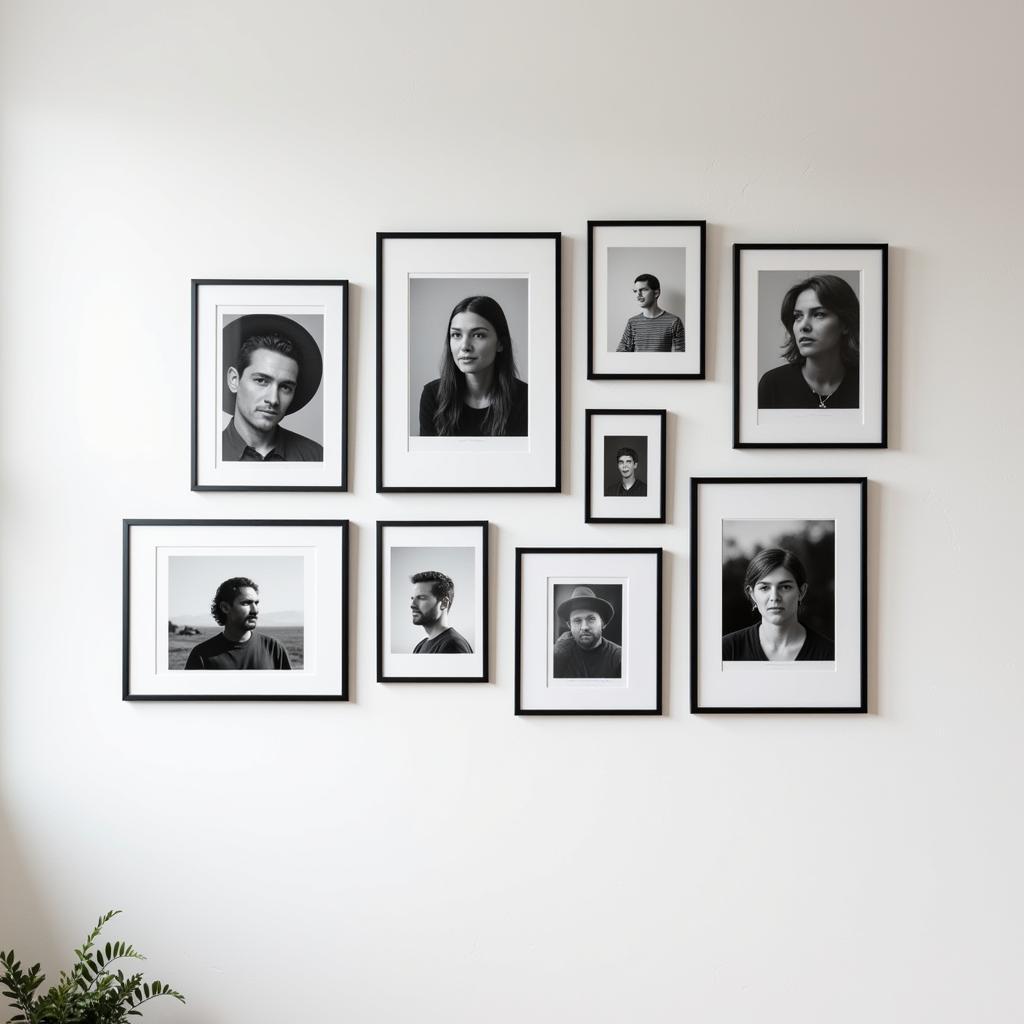 Black and White Photography Gallery Wall