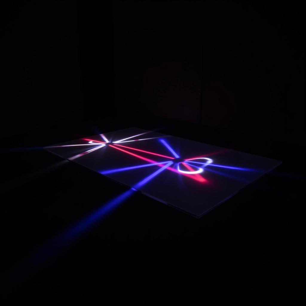 Black Table Light Installation