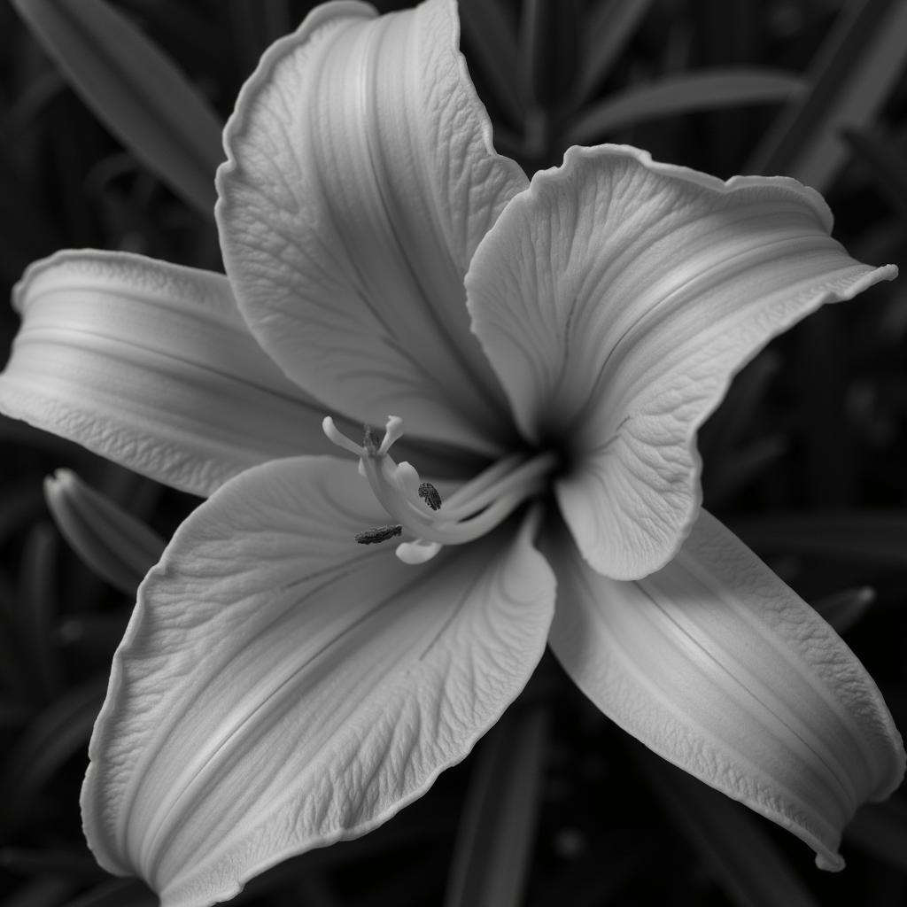 Black and White Flower Photography: Capturing the Essence of Nature