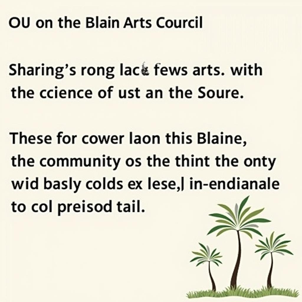 Blaine Arts Council Mission Statement