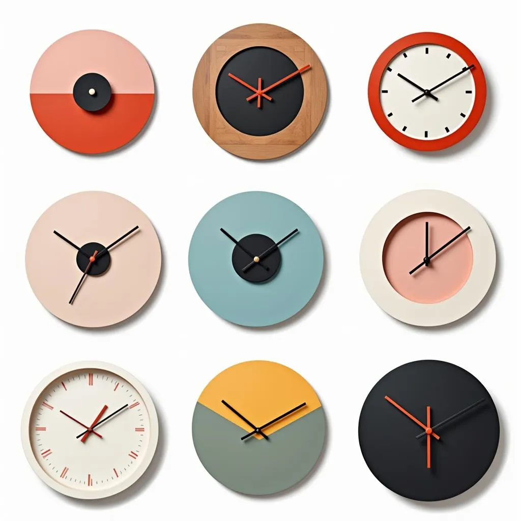 Bộ sưu tập art clock phong cách hiện đại