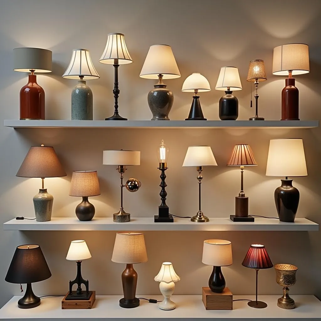 Collecting tramp art lamps