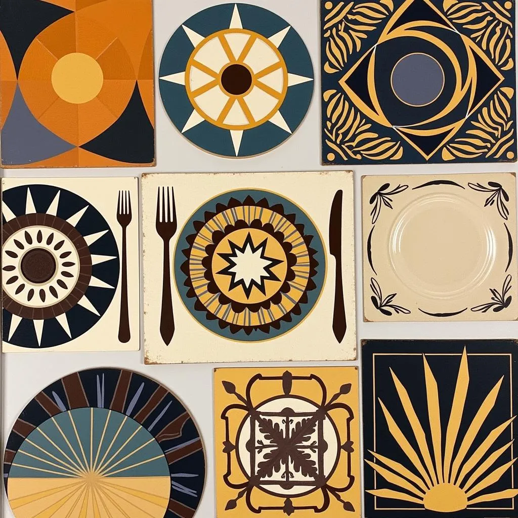 Art Deco Placemat Collection