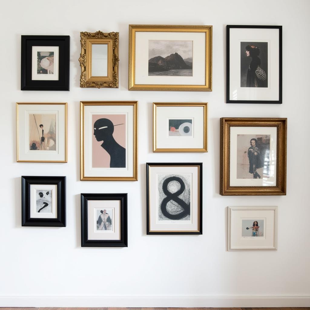 Collection of Abstract Art Frames in Various Styles