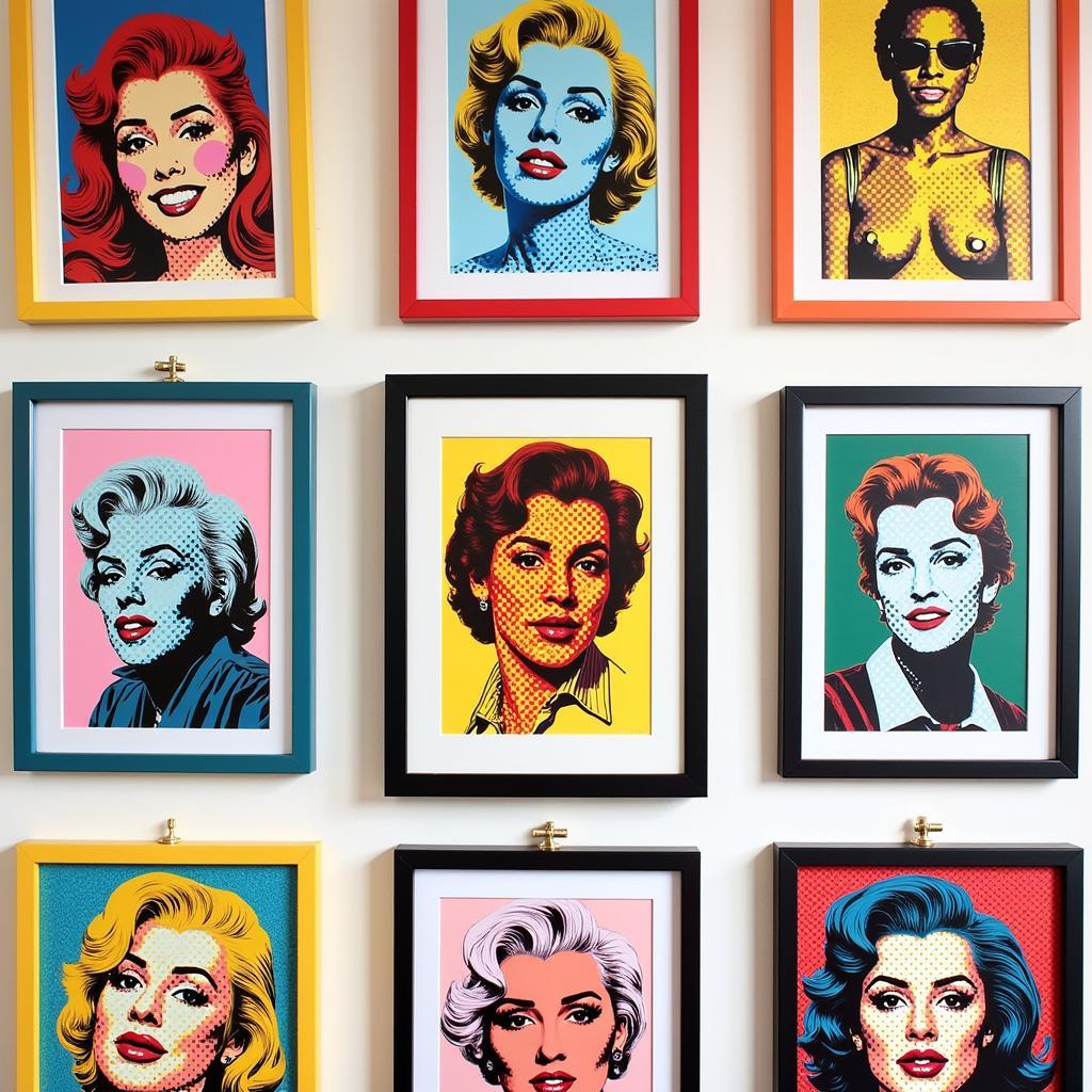 Bộ sưu tập khung tranh pop art cho người mới bắt đầu