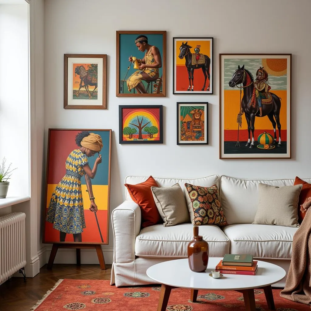 African Art Collection for Living Room