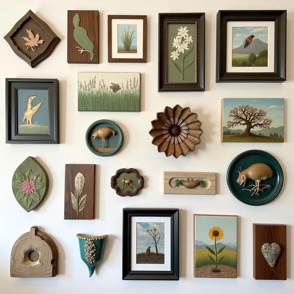 Collection of unique nature wall art