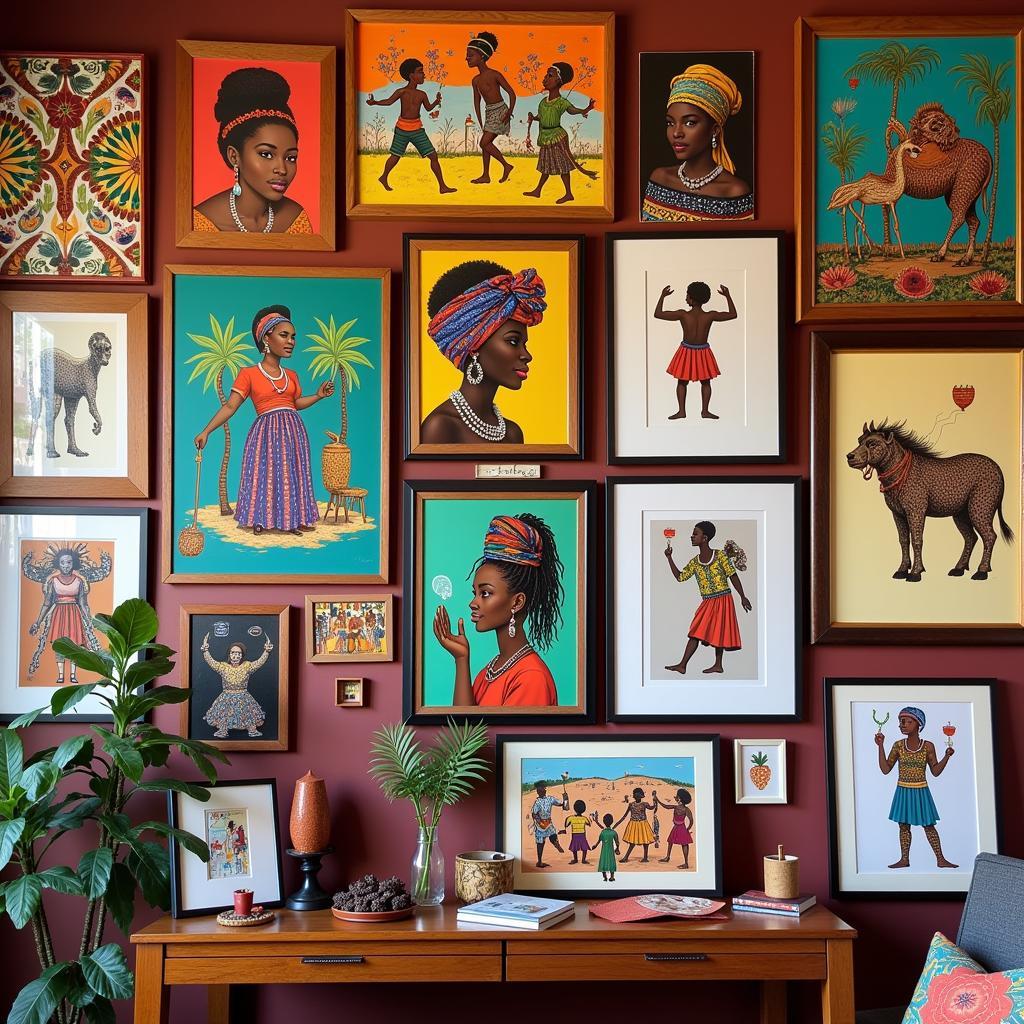 A Collection of Afrocentric Wall Art