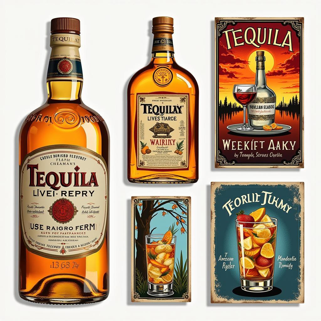 Bộ sưu tập tranh tequila wall art độc đáo