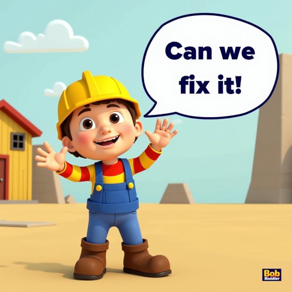 Animated Bob the Builder Clip Art GIF Example