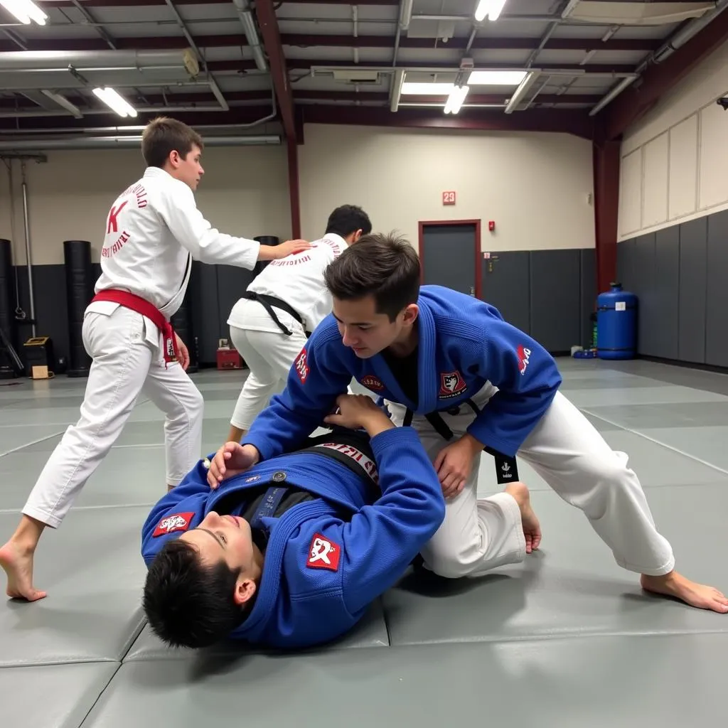 Brazilian Jiu-Jitsu training in Burleson, TX