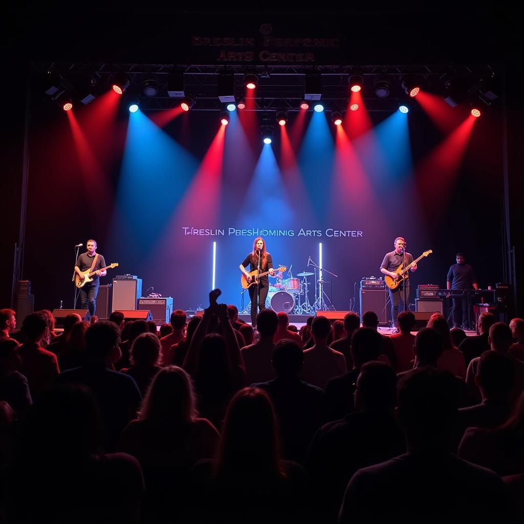 Live music performance on stage at the Breslin Performing Arts Center