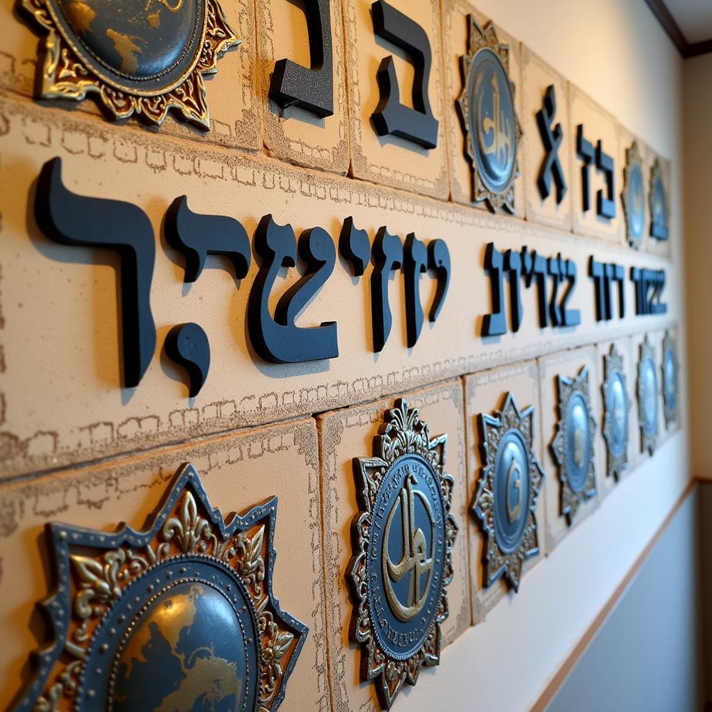 Bức Tranh Shalom Wall Art Ý Nghĩa Sâu Sắc