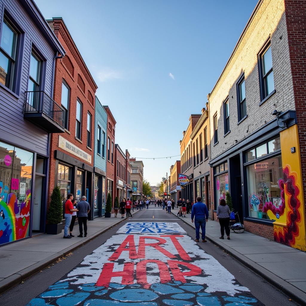 Burlington Art Hop: Downtown Street Art