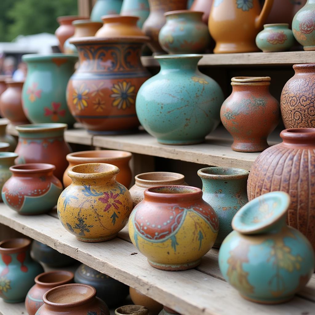 Handcrafted Pottery at Burrillville Festival