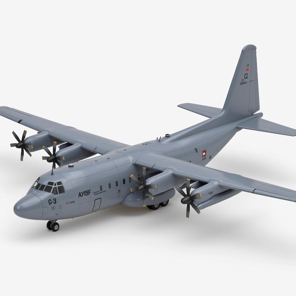 C-130 Hercules 3D Model