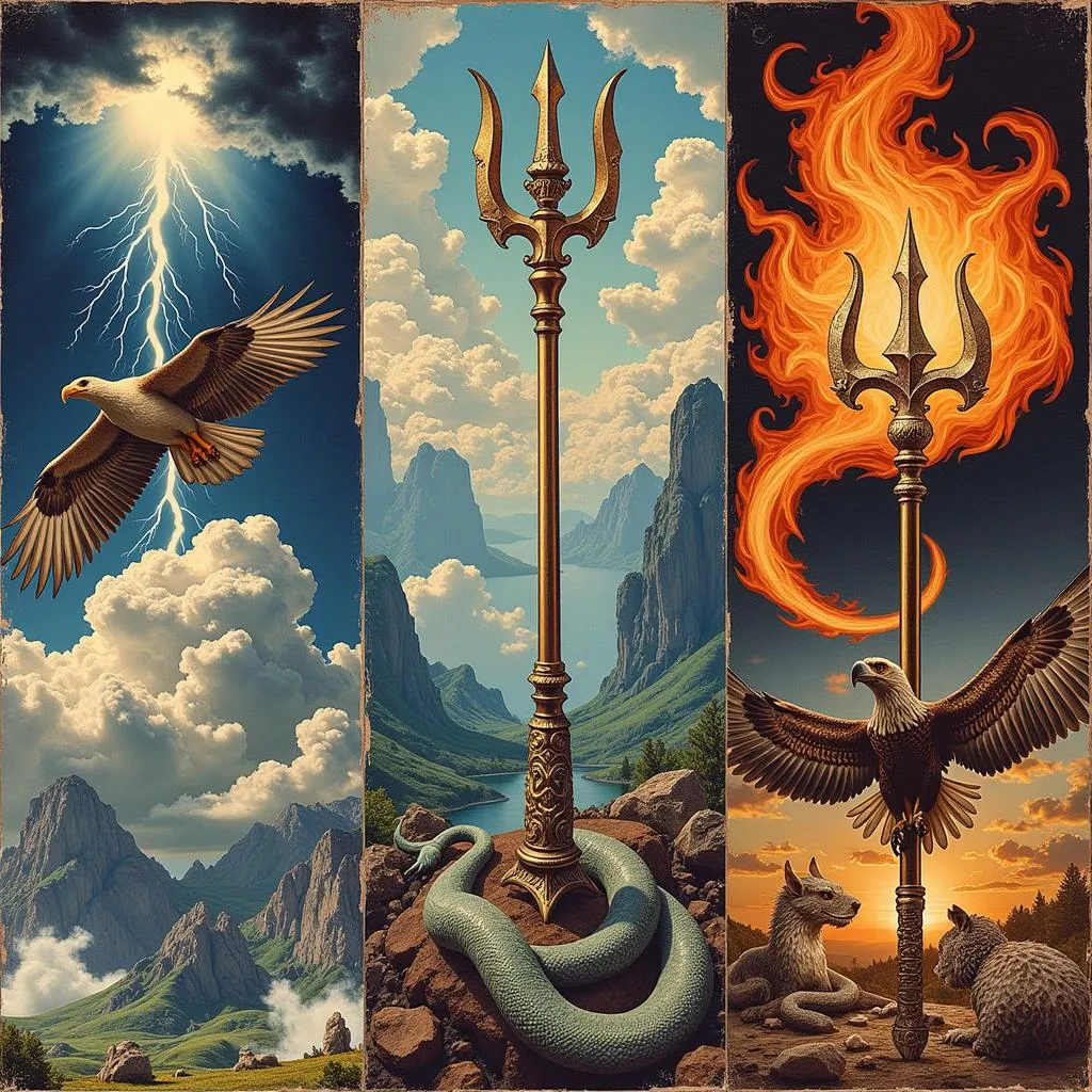 Storm God Symbols in Art