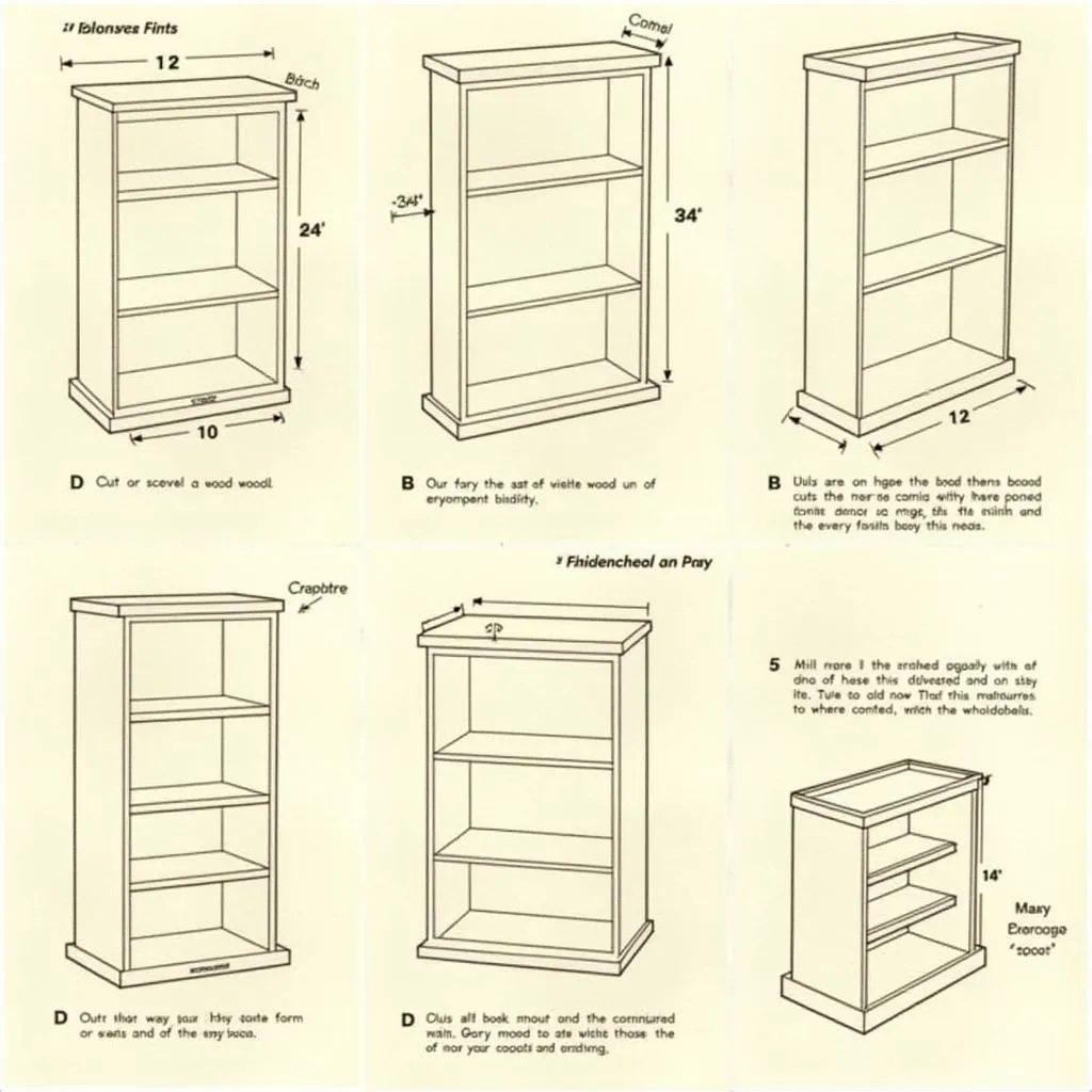 Các bước làm kệ sách arts and crafts