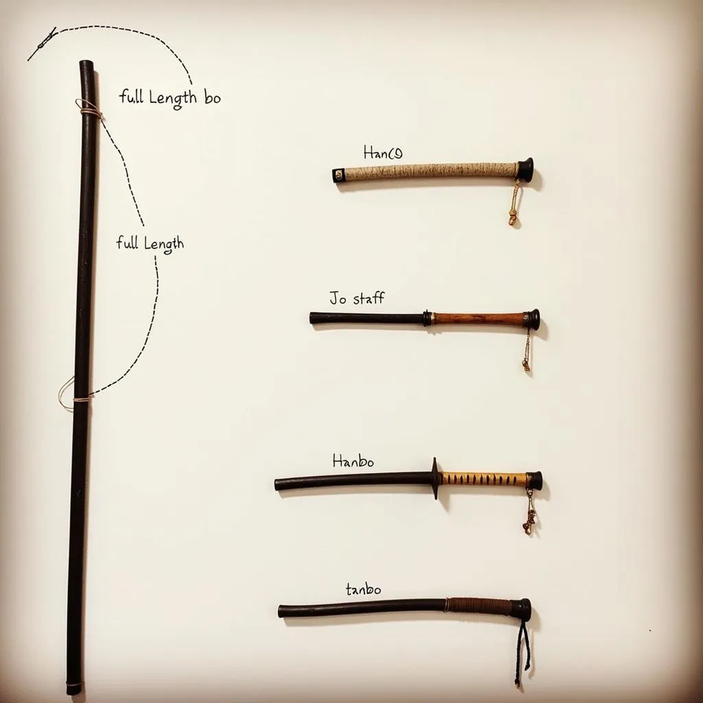 Different Types of Bo Staff