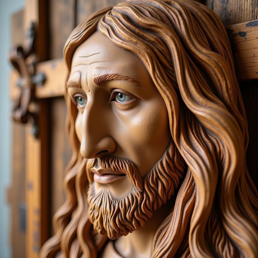 Các loại vật liệu large Jesus wall art